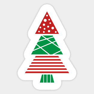 Christmas Tree (red/green) Sticker